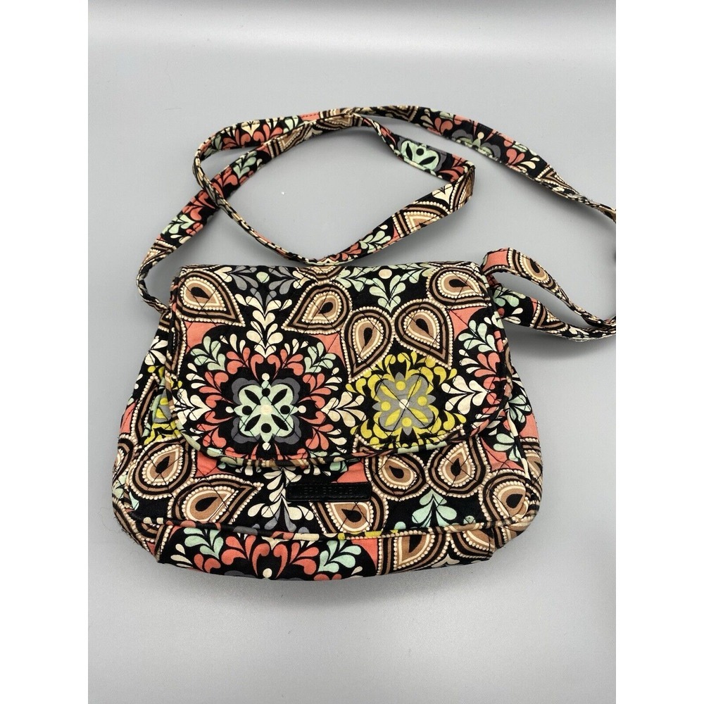 Vera Bradley Parisian Paisley Purse Crossbody Shoulder Bag